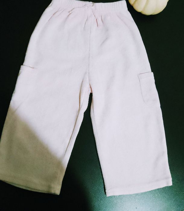 Szerokie spodnie pudrowy róż George