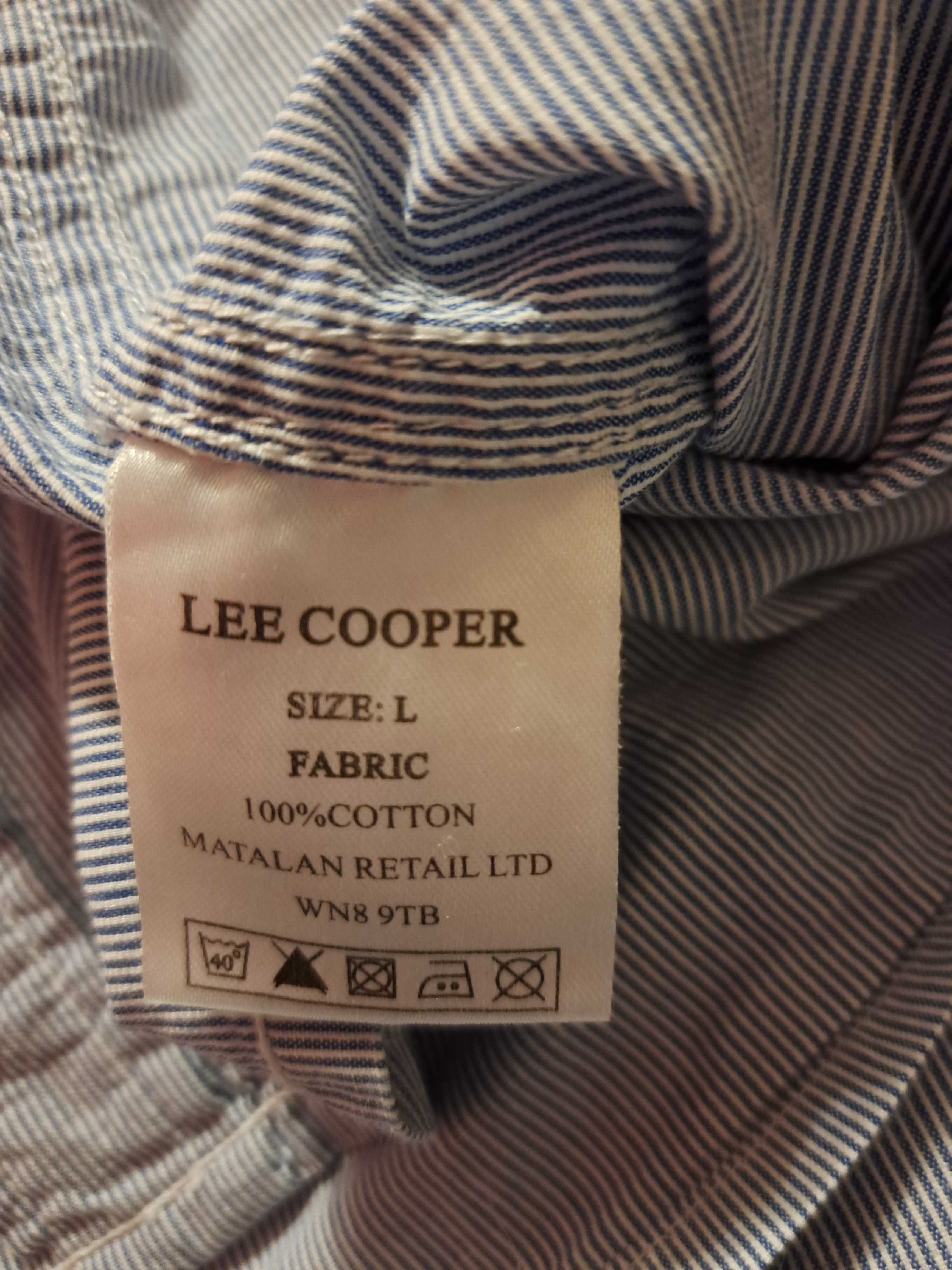 Koszula męska z krótkim rękawem Lee Cooper L