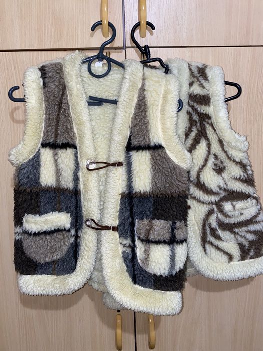 Теплі хутряні желетки для дівчат, двійнят, близнюків