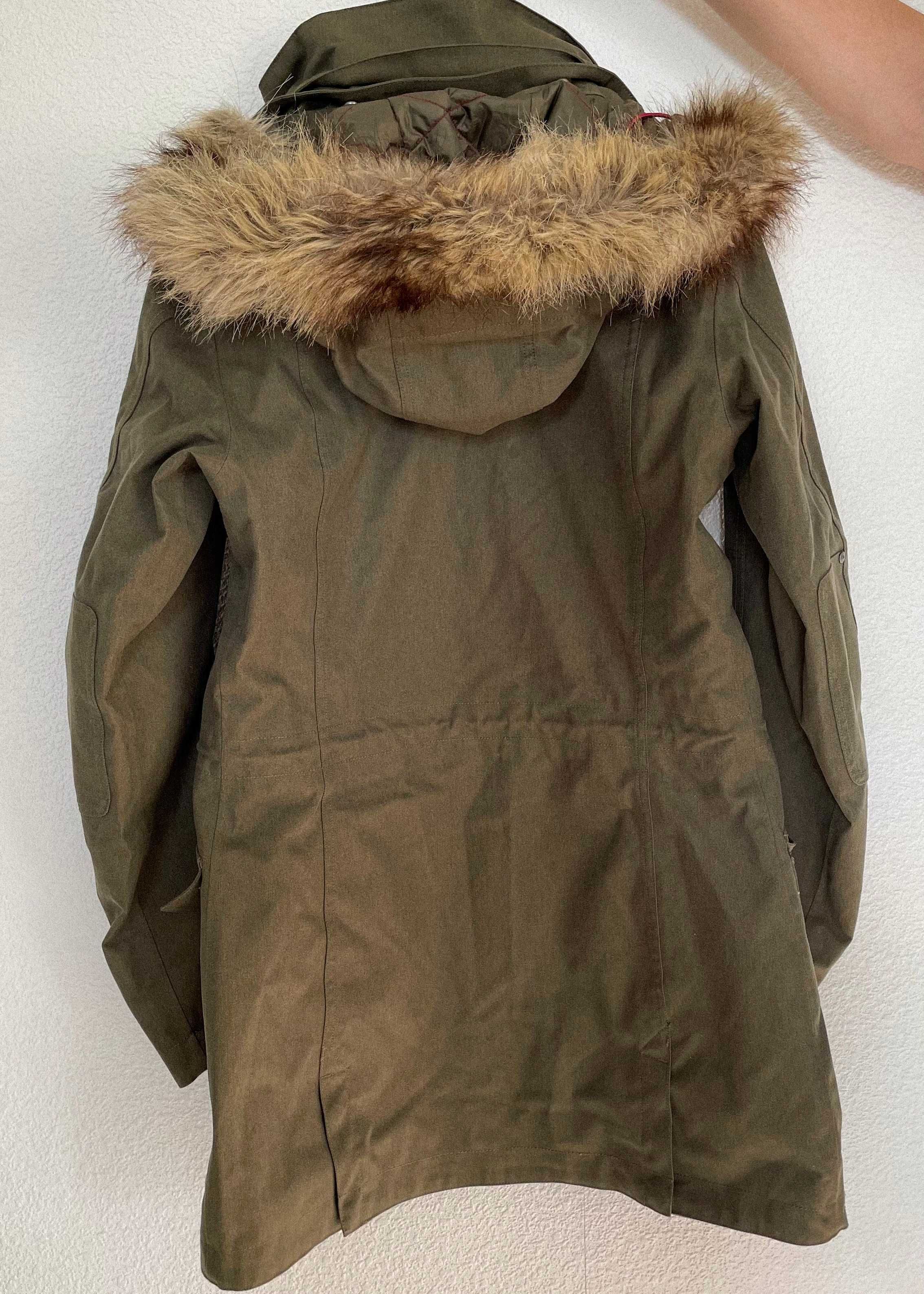 Нова дуже тепла зимова жіноча куртка парка 3-в-1 Decathlon