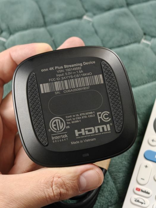 TV бокс ONN 4K Plus 2025 • 2/16GB • Google TV 14