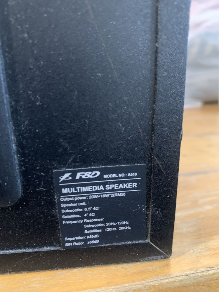 Сабвуфер f&d A510  Б/У