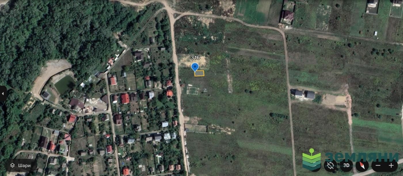Продається ділянка 5 сот під будівництво в с. Крихівці