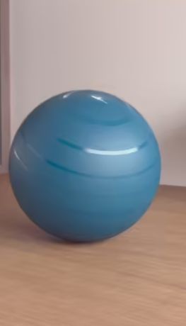 Bola de pilates azul