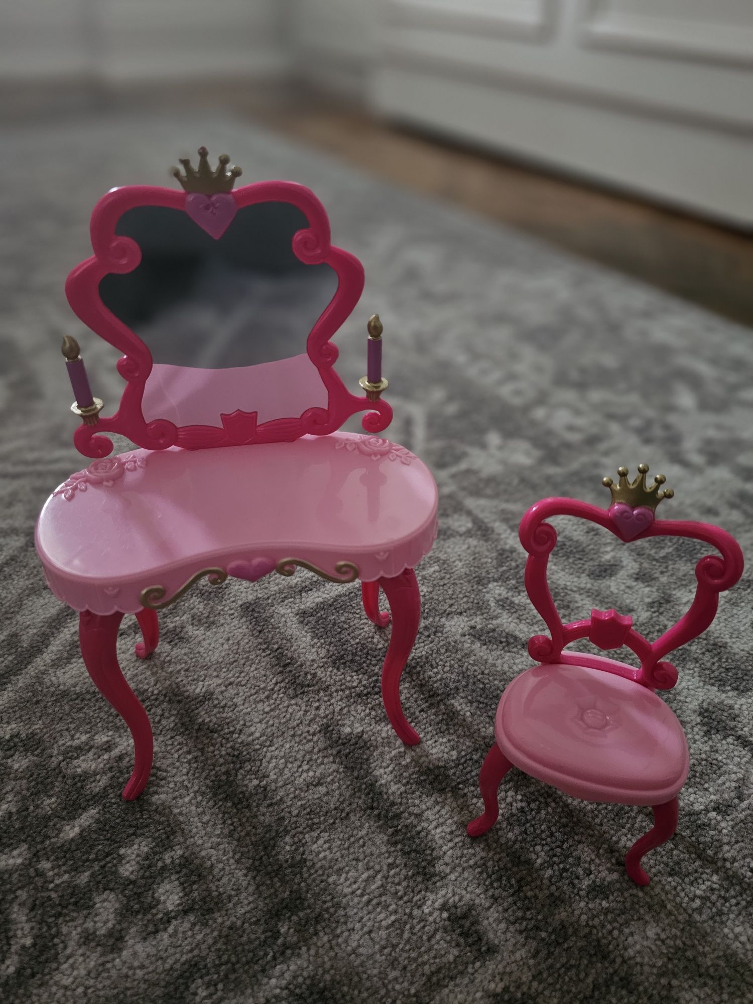 Toucador e cadeira boneca Barbie