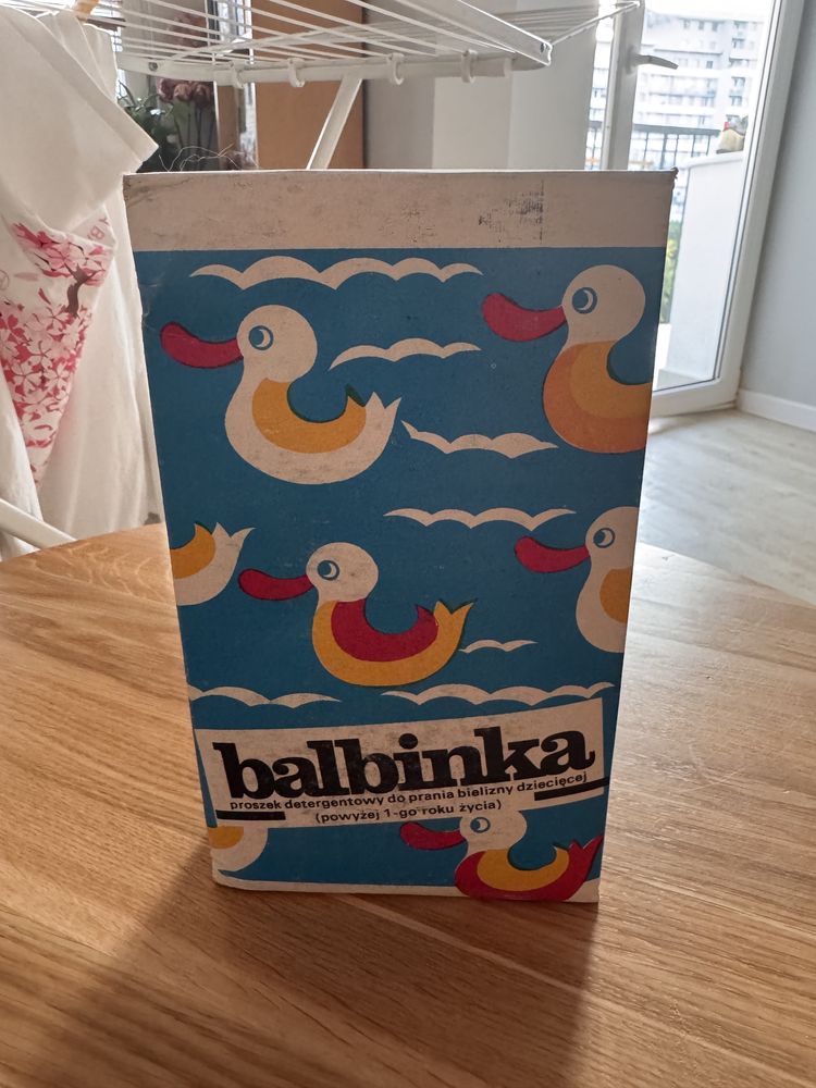Proszek do prania Balbinka. PRL. Cały zamknięty.