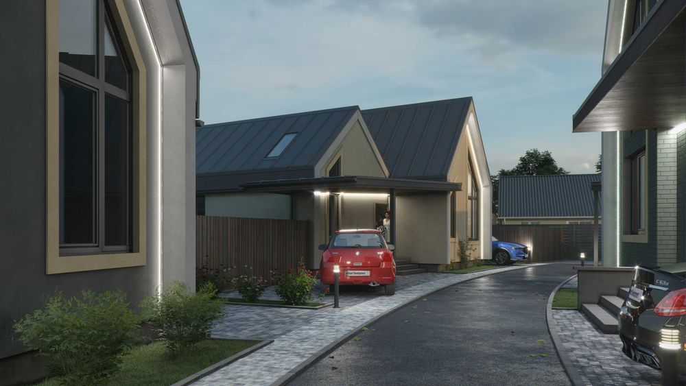 Стильний одноповерховий котедж біля Києва!