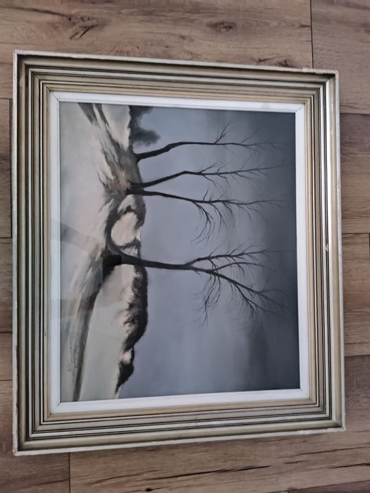 Winter in  the  fields+R.Hindreych rok 1974