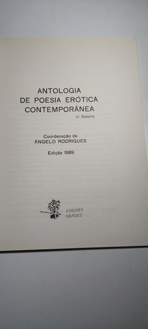 Antologia de Poesia Erótica Contemporânea (Ângelo Rodrigues)
