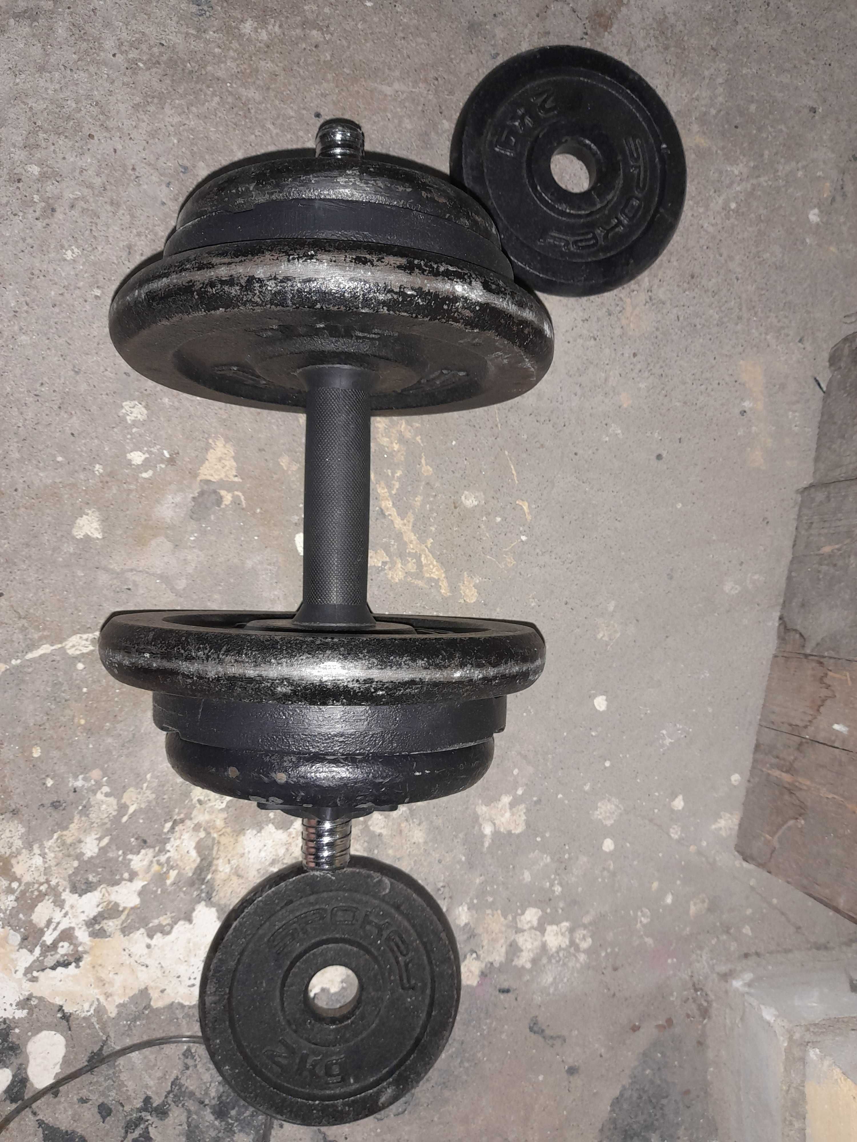 Hantel regulowany 22kg max