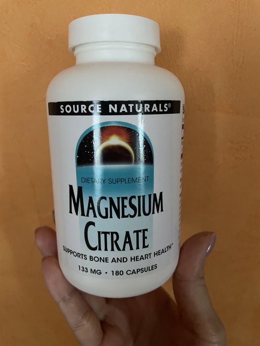 Source Naturals, цитрат магнію, 133 мг, 180 капс