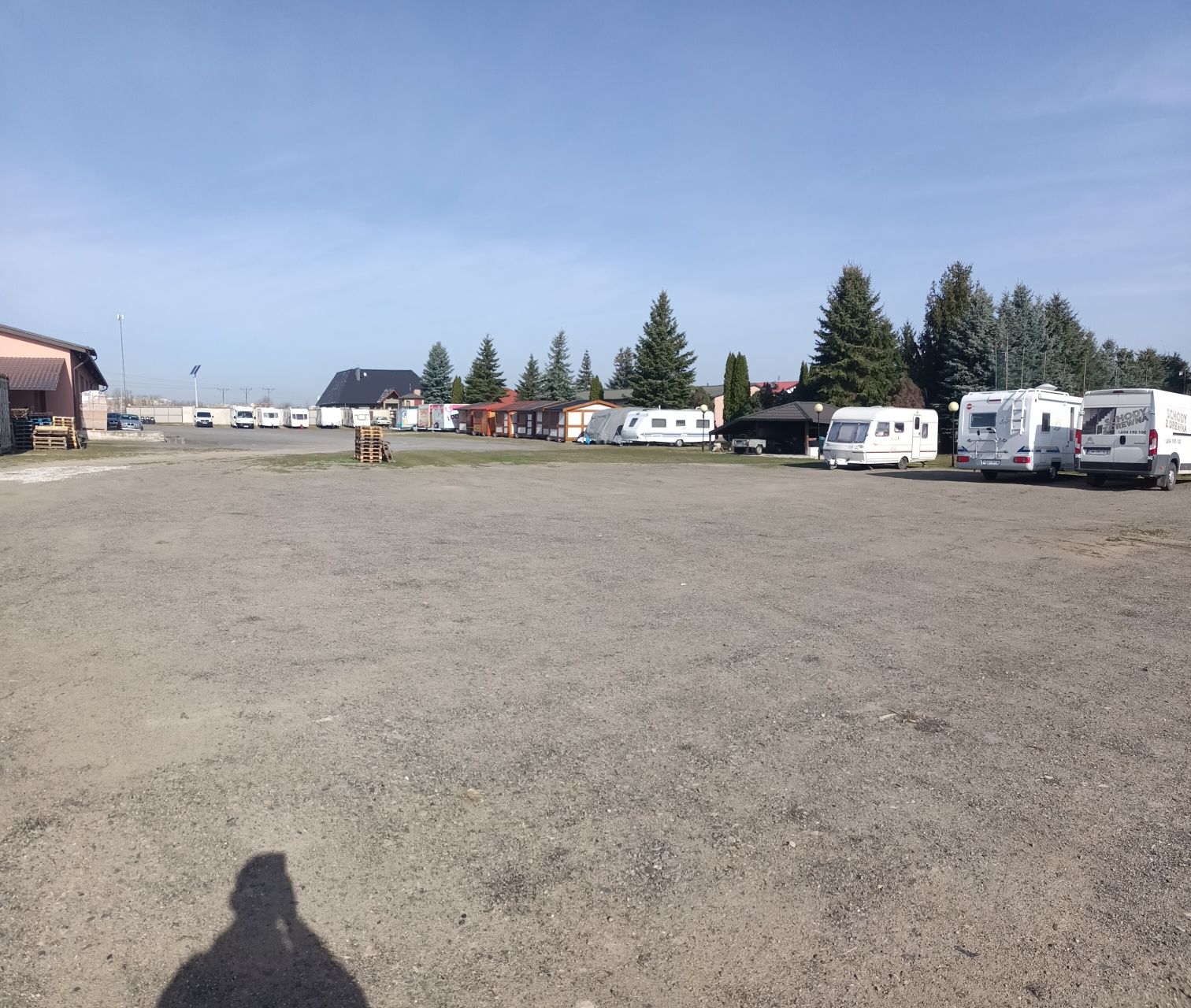 Parking dla przyczep kempingowych, camper, kontener Lubin Miroszowice