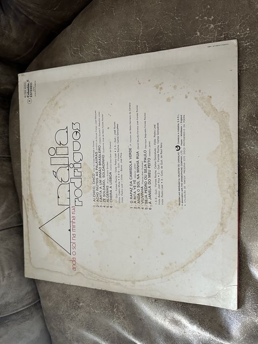 Amália Rodrigues 33RPM Anda Sol na Minha Rua