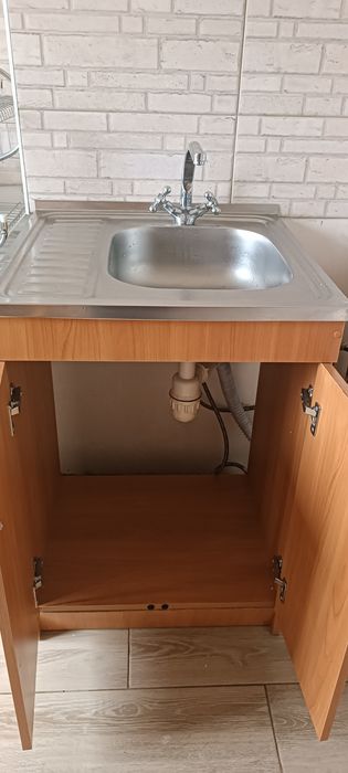Мийка кухонна з тумбою 60*60