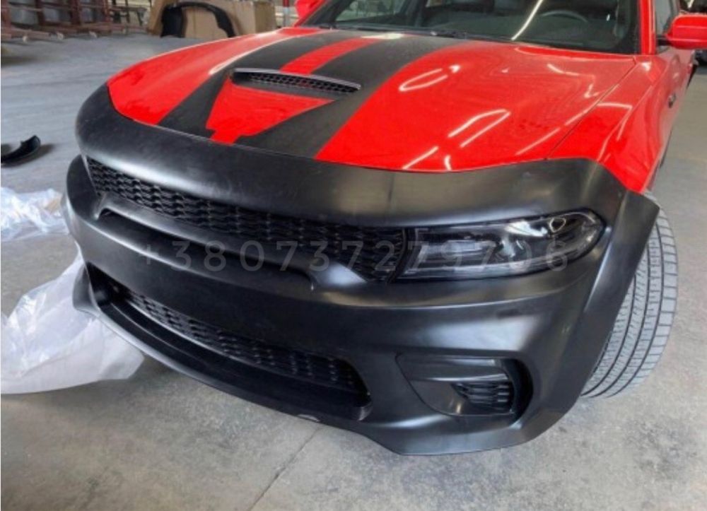 Обвес Dodge Charger SRT HellCat Бампер пороги WIDEBody RT SXT