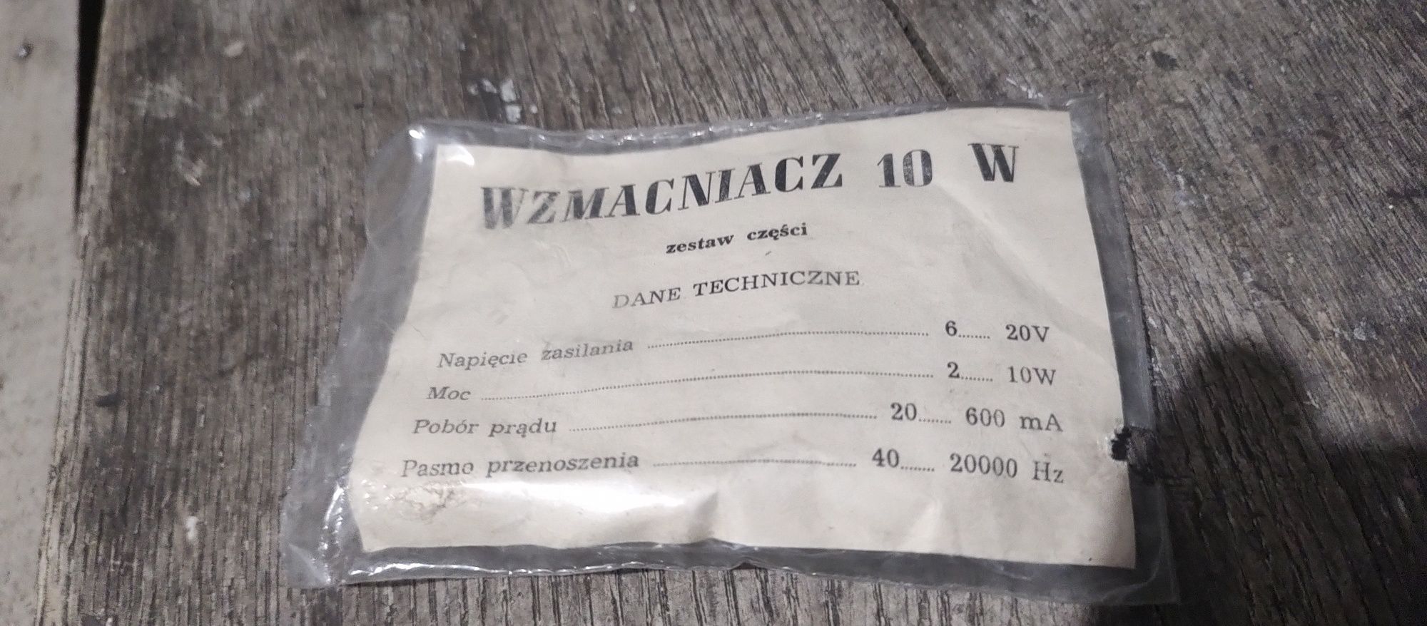 Zestaw wzmacniacz 10W zrób to sam