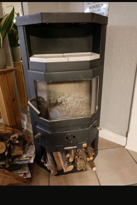 Piec wolnostojący piecyk koza kociołek kominek z Niemiec 8/9KW kominki