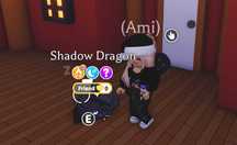 Shadow Dragon FR  в грі Роблокс (Adopt me)