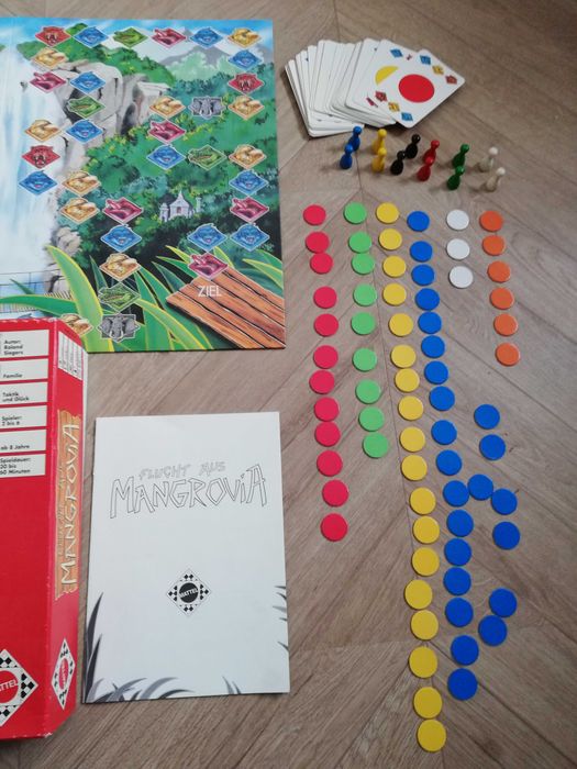 Gra Planszowa Mangrovia Mattel 8+ 1989r