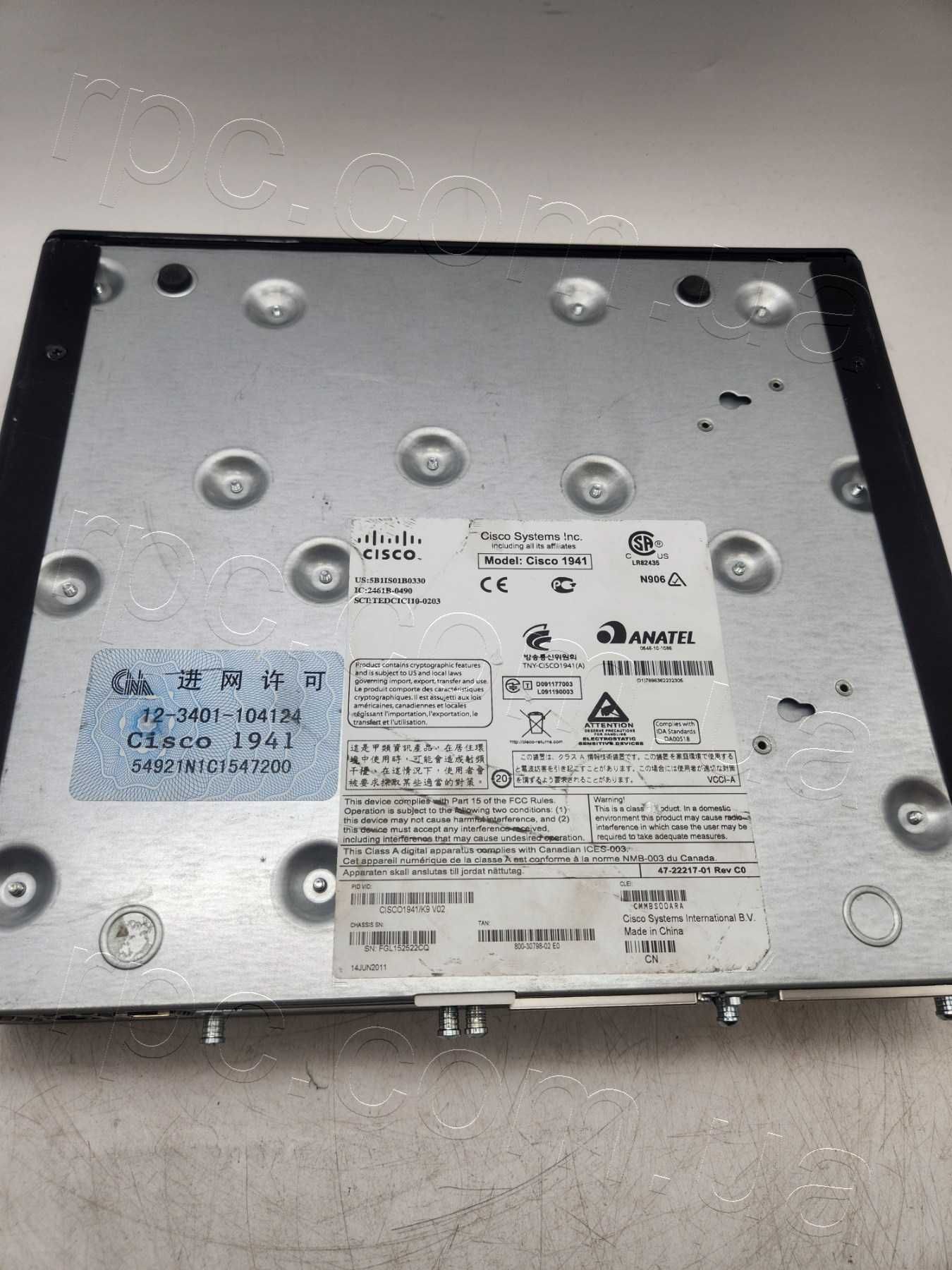 Гігабітний маршрутизатор Cisco 1941/K9 V02 gigabit router