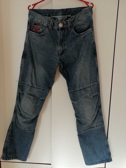 Motto bike. Motocyklowe spodnie jeansowe r. S