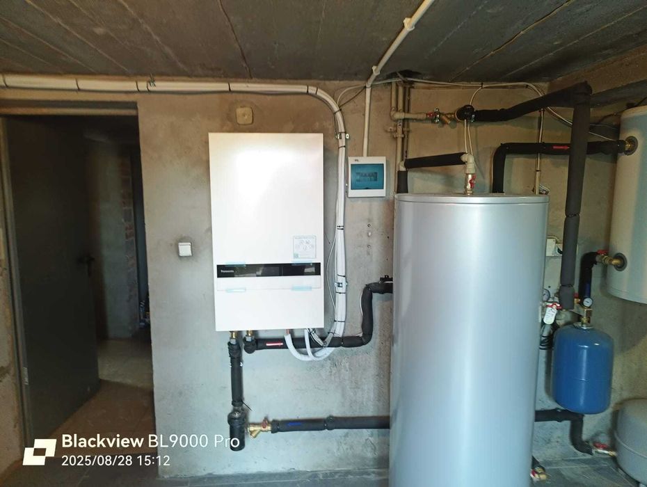 pompa ciepła PANASONIC 12 kW 3 faz. split