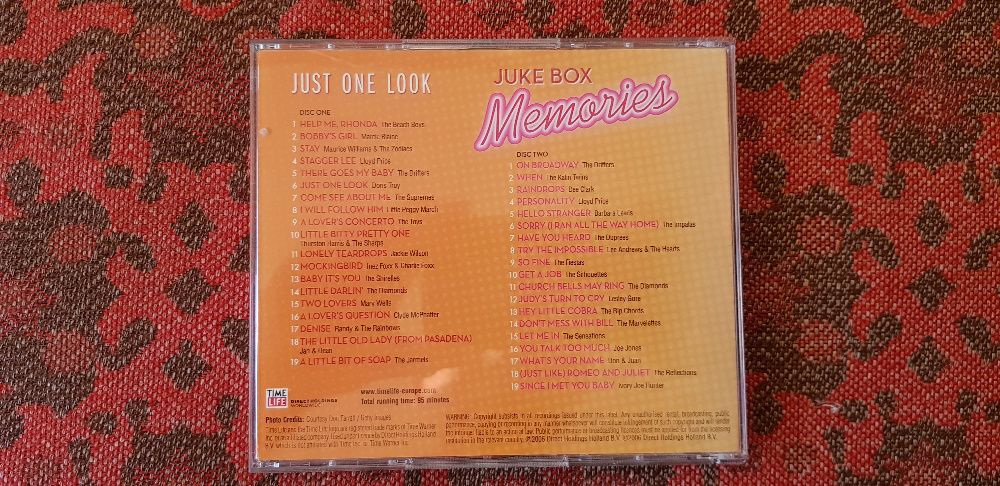 Płyty CD Juke Memories Box - Just One Look 2 płyty