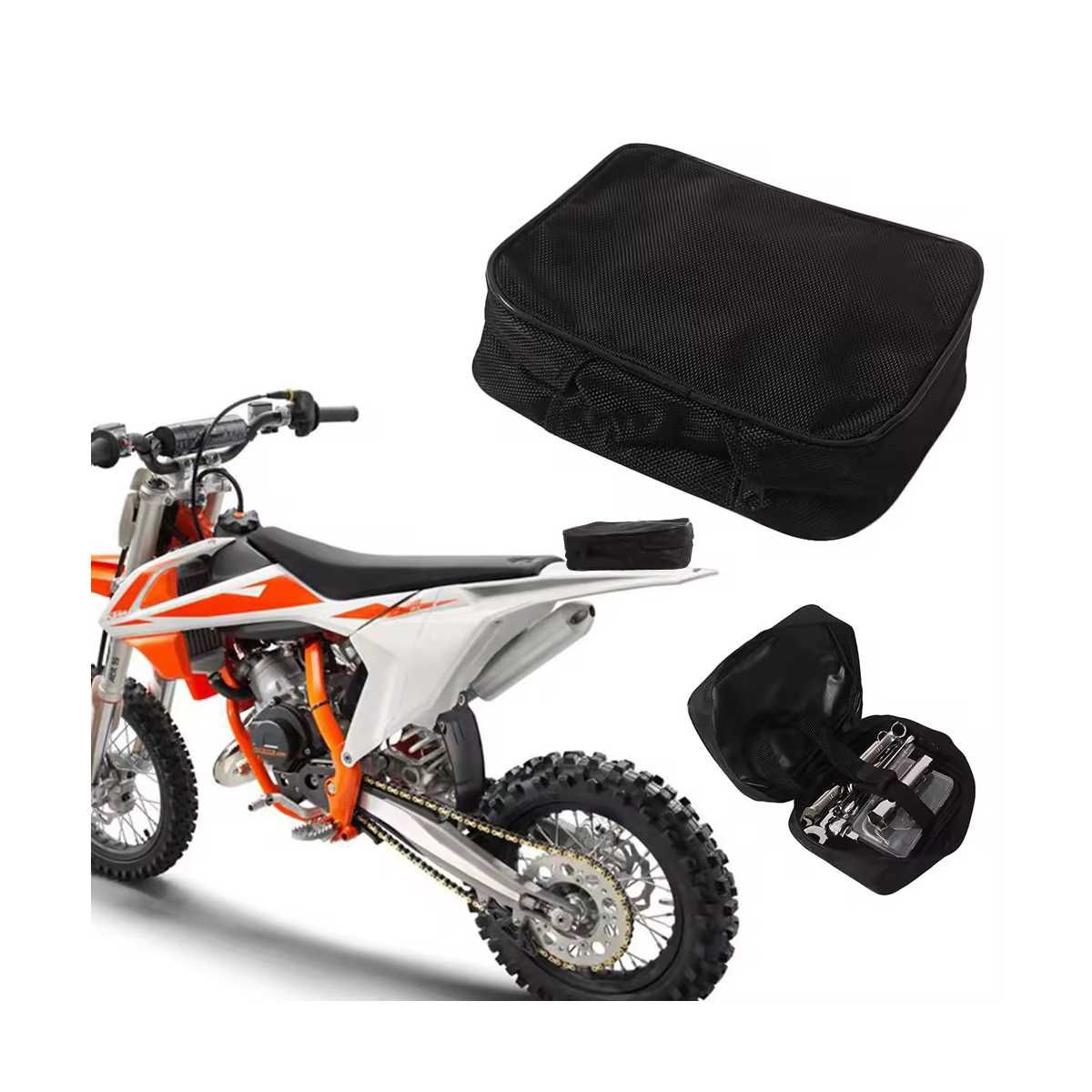 Bolsa de ferramentas guarda-lama traseiro off-road