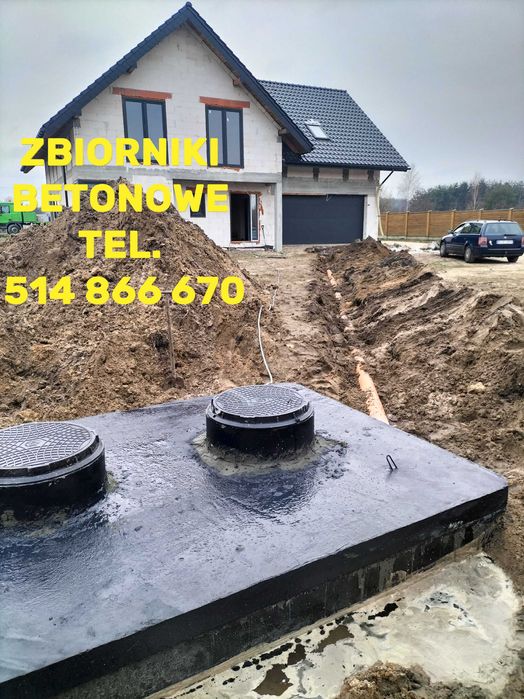 Zbiornik Betonowy Szambo Betonowe Szamba Zbiorniki Piwnica Piwniczka