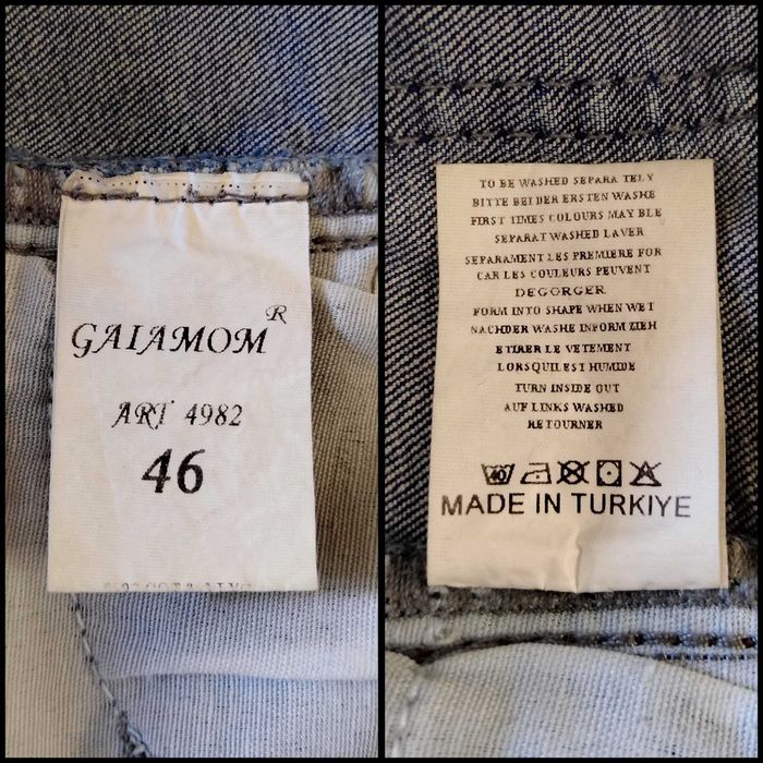 Джинсовый стрейчевый комбинезон для беременных Gaiamaom Турция