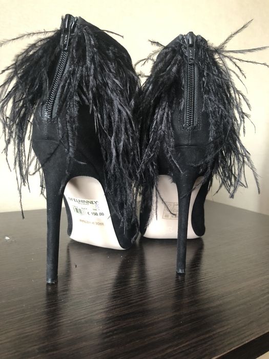 Ботильоны ботинки туфли чёрные