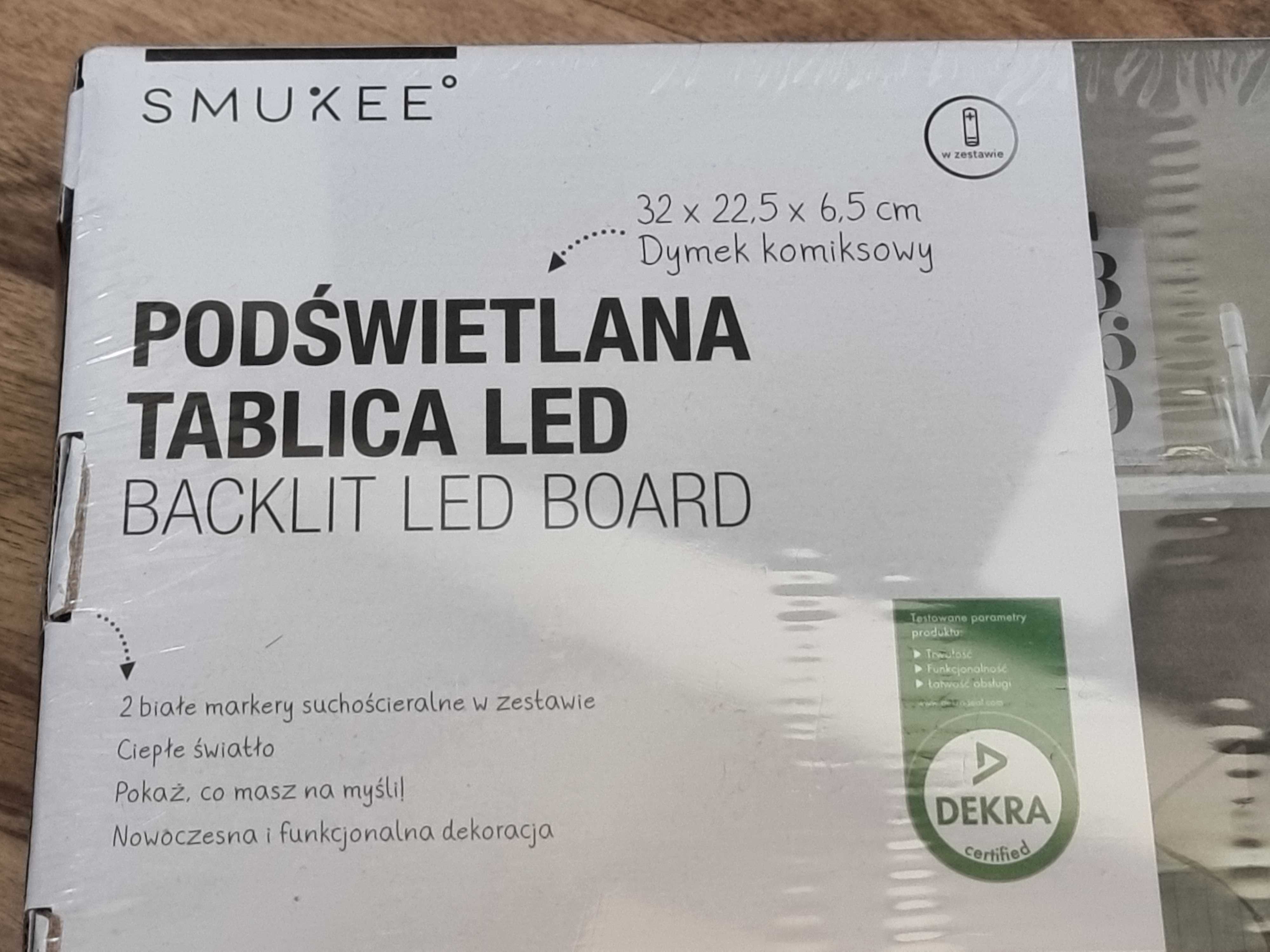 Podświetlana tablica LED