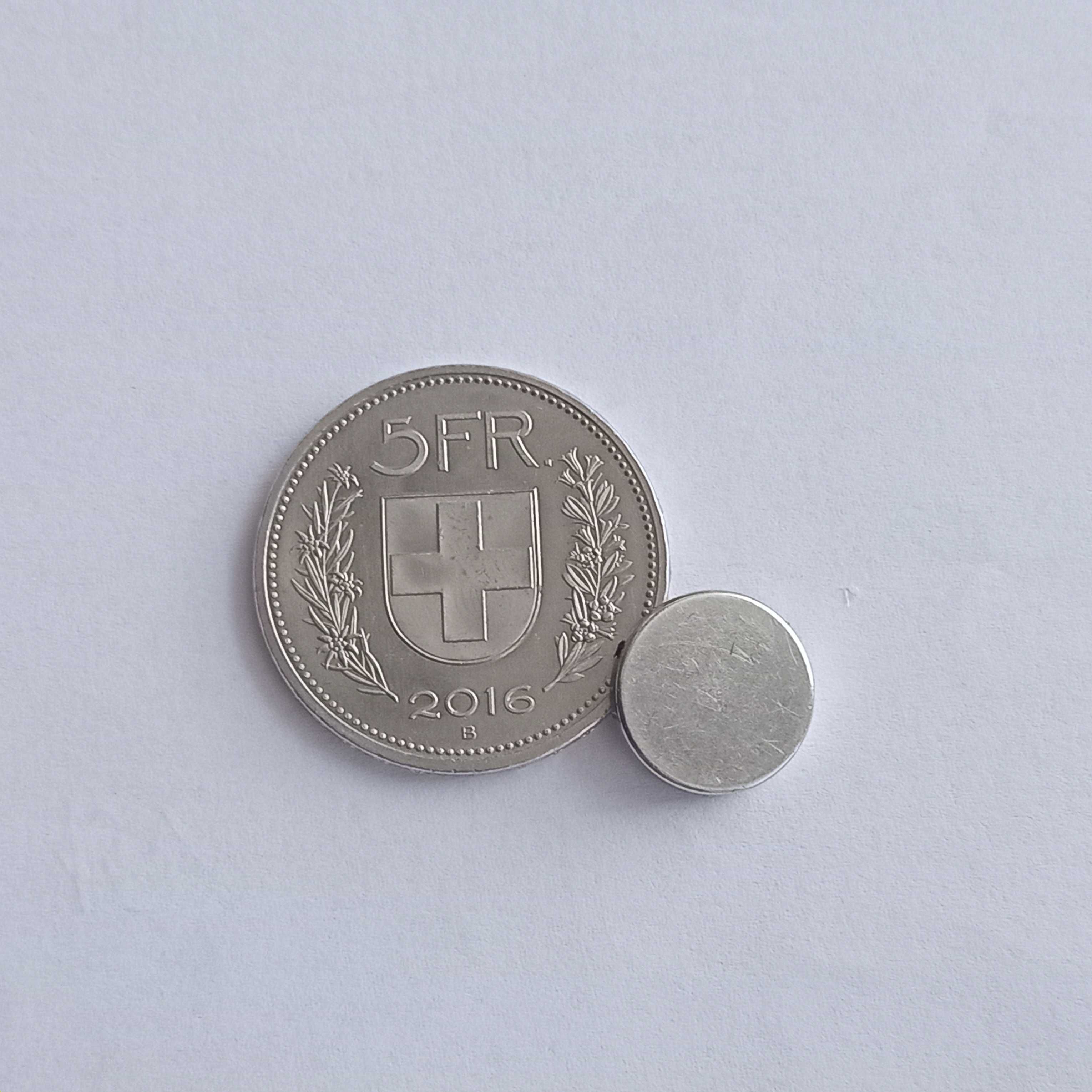 Монета 5FR швейцарія