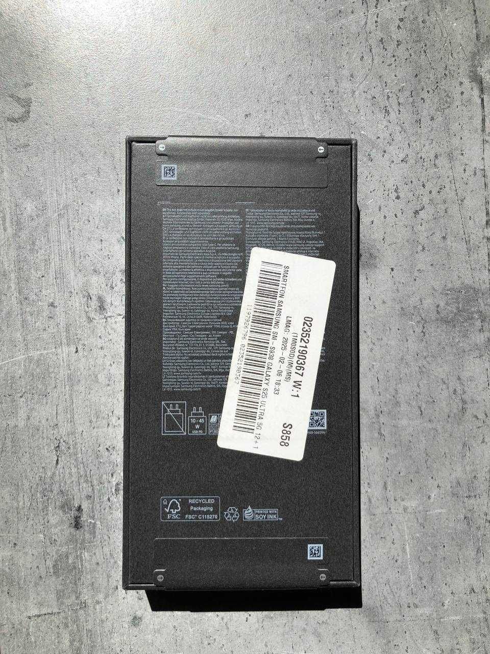 Samsung S25 Ultra  •  Titanium Gray  •  1TB  •  12 RAM  •  VAT 23%