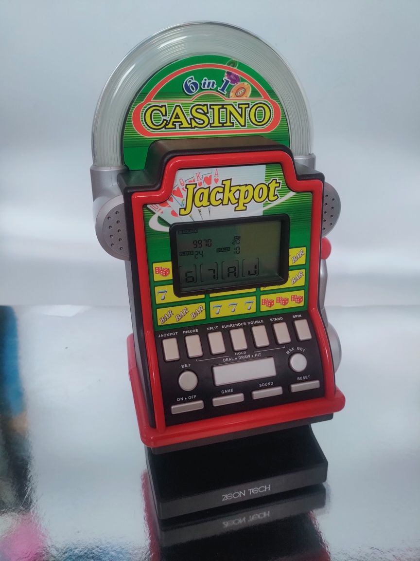 Zenon Tech Casino cyfrowy automat do gier Jackpot poker retro gra 6w1