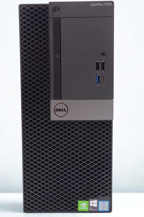Komputer Używany DELL 7050 i5 16GB 256NVME+500GB HDD GTX 1050 GW FV