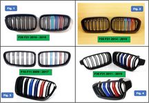 PROMOÇÃO Grelhas Dupla Barra listas ///M BMW F10 F11 F20 F21 F30 F31