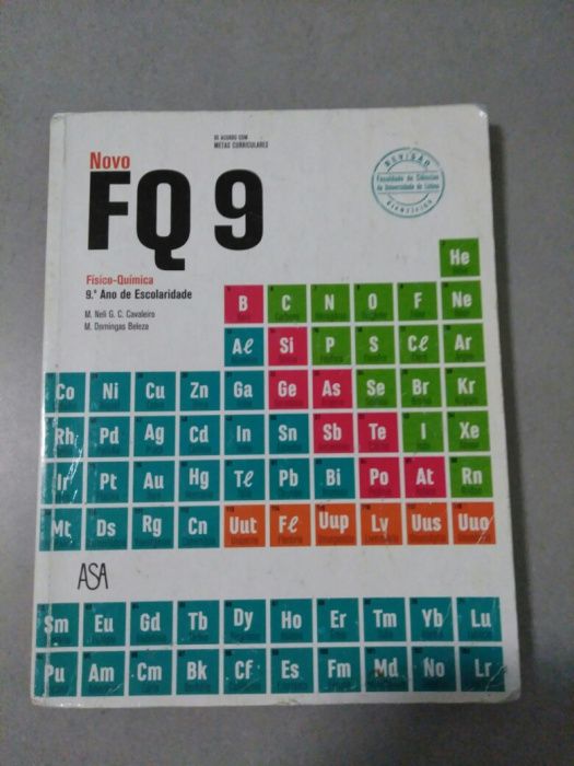 Livro escolar de Fisico-Química - 9°ano