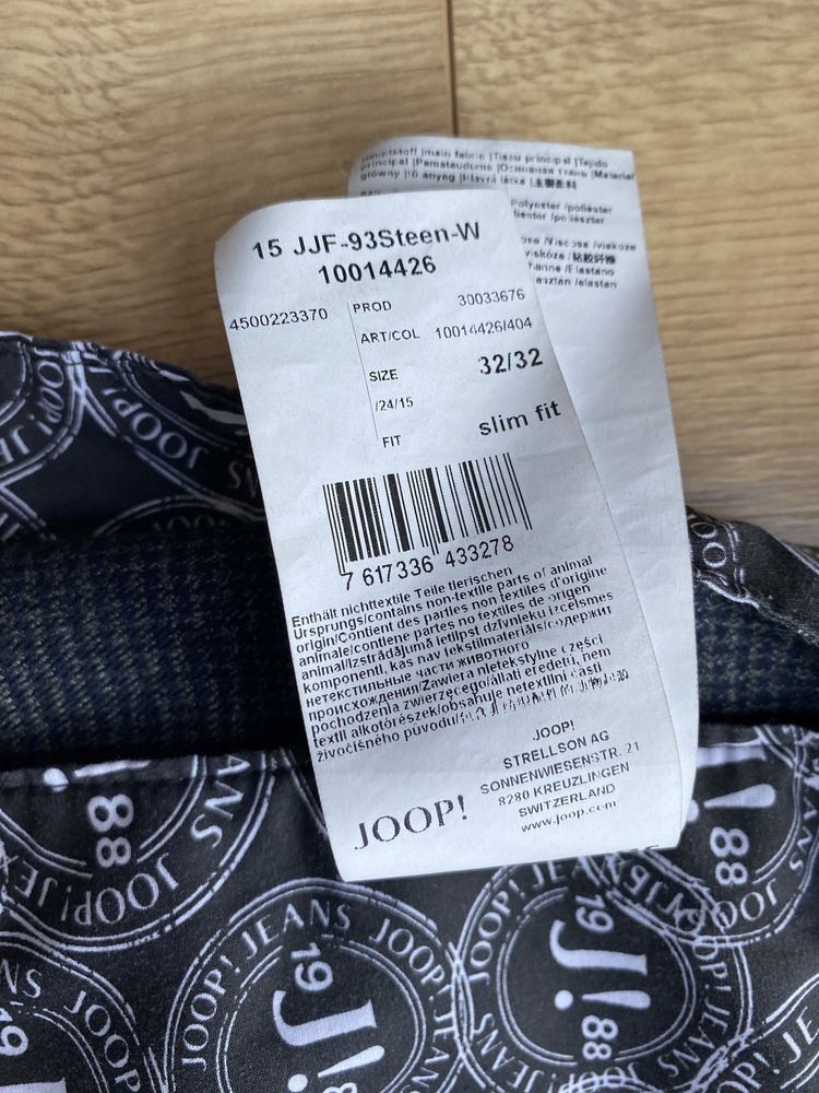 Spodnie Joop jeans steen 32x32 jak nowe