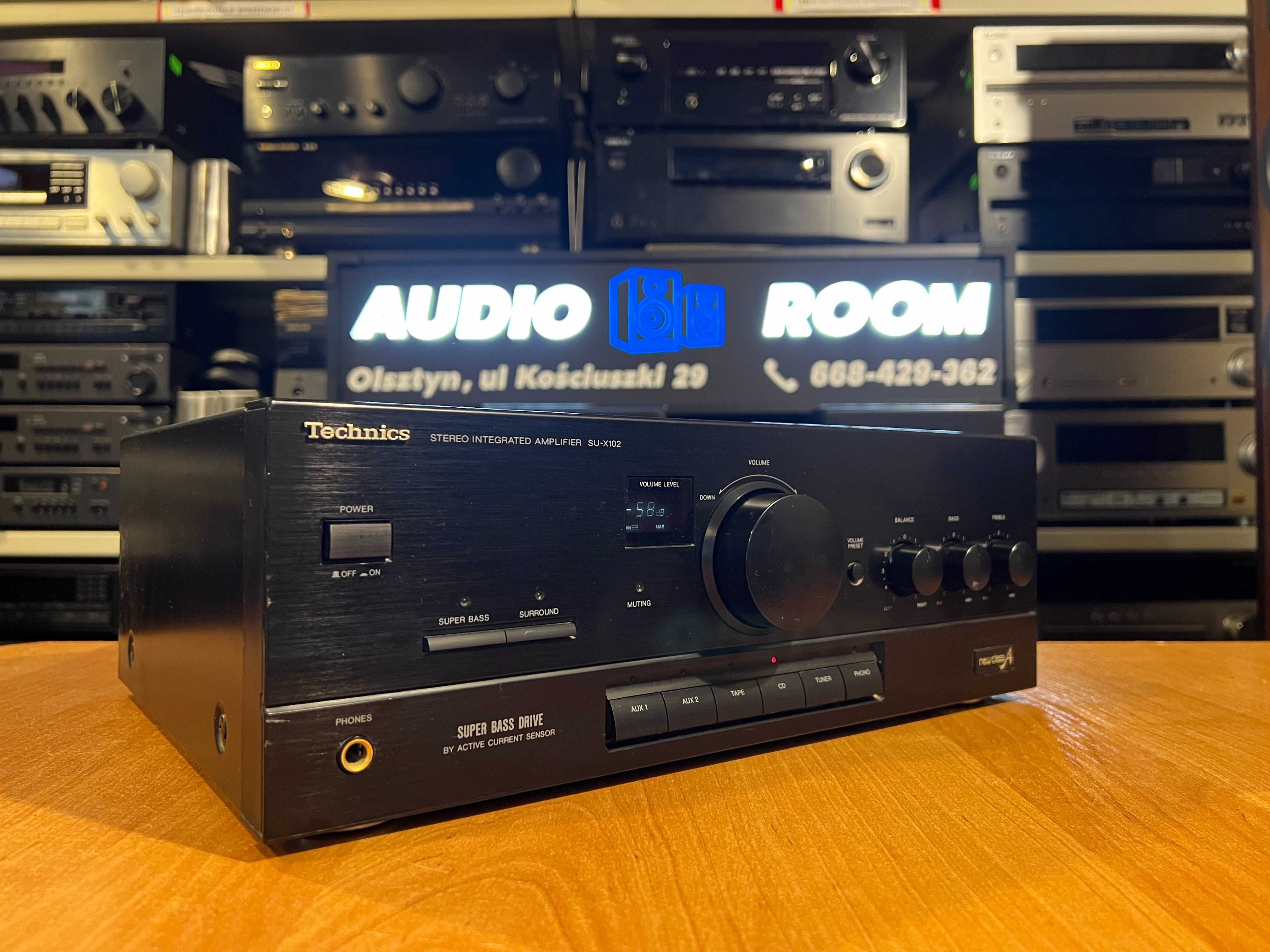 Technics SU-X102 Wzmacniacz w formacie MIDI, Audio Room