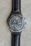 Swatch Irony Chrono satynowy igła