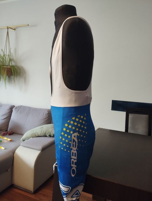 Spodenki kolarskie na szelkach Orbea fajne na rower rowerowe