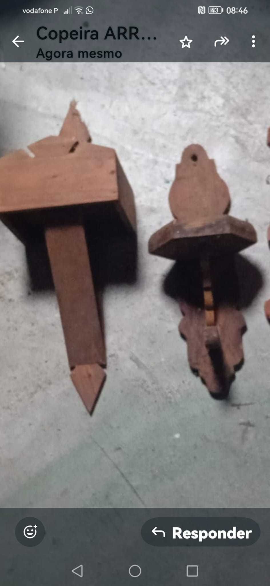 Copeiras e caixas de almofariz