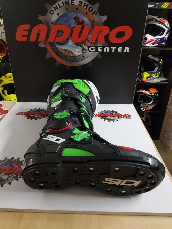 Botas Sidi Crossfire SRS 2 - Verde/Preto - Novas Tam. 42