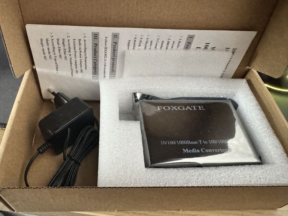 Foxgate Ethernet Media Converter