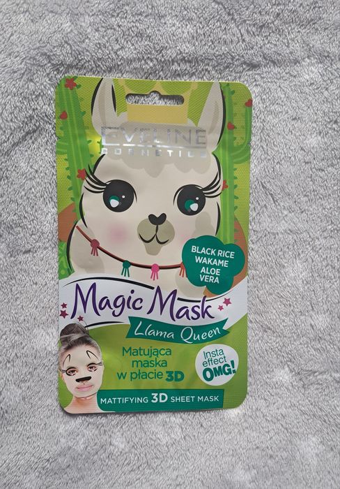 Matująca maska w płacie 3D Eveline