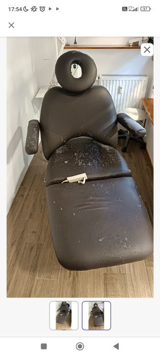 Fotel elektryczny uszkodzony