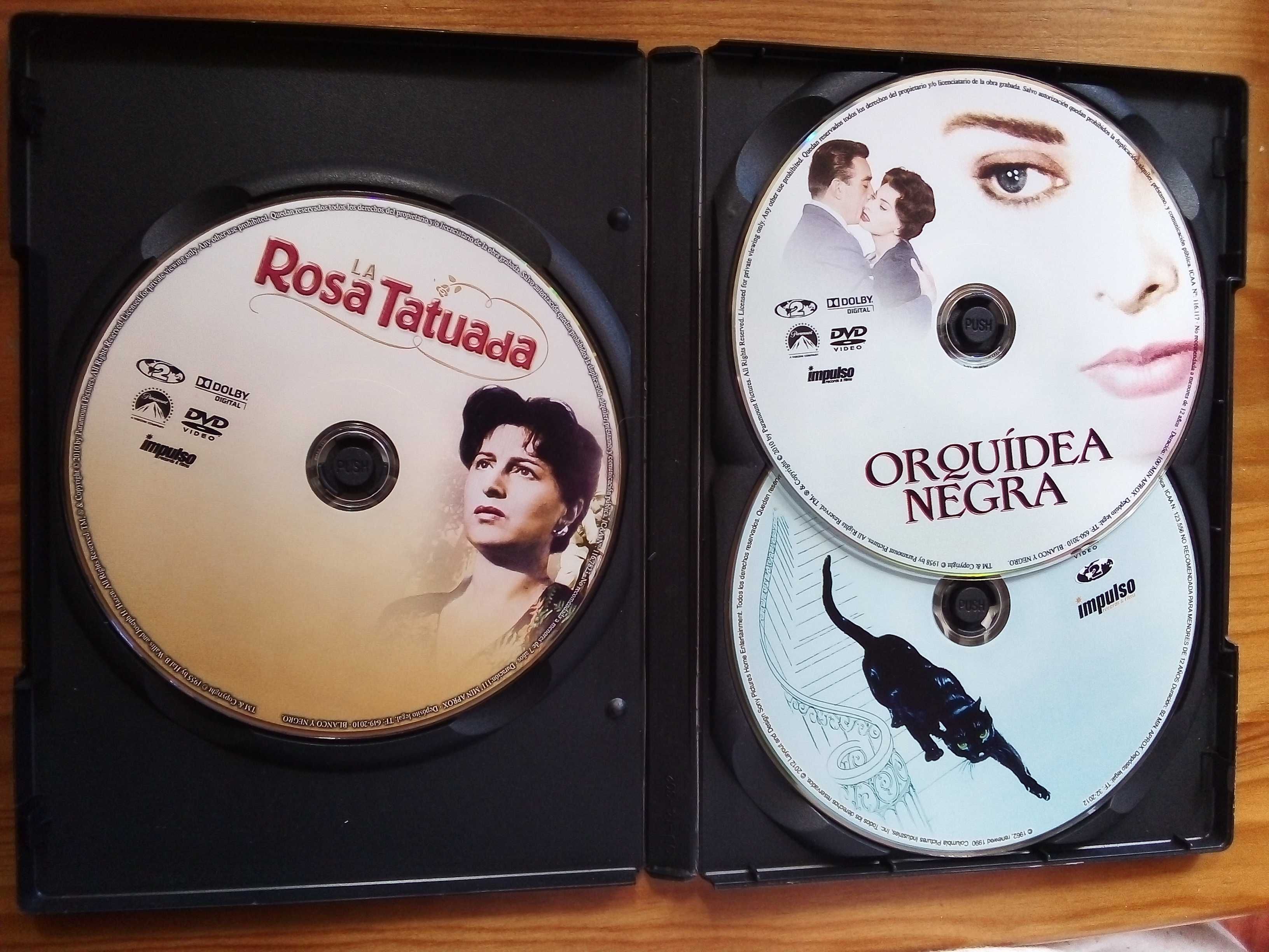 Rosa Tatuada, Orquídea Negra, Restos de Um Pecado Box 3DVD Divas
