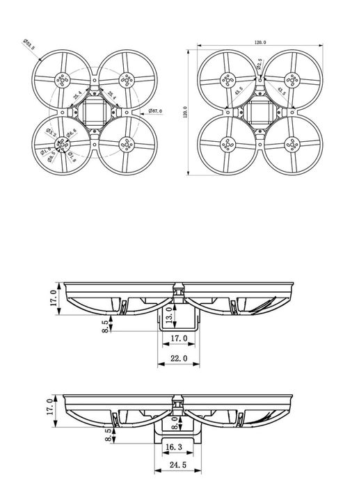 Рама Mobula8 ELRS