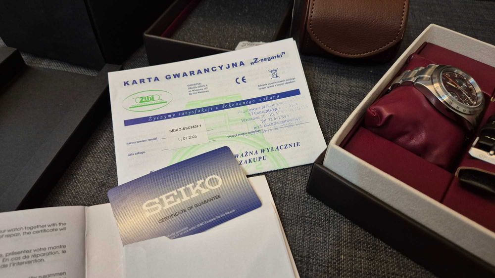 Zegarek Seiko Prospex Land Speedtimer Chronograph Solar SSC953P1